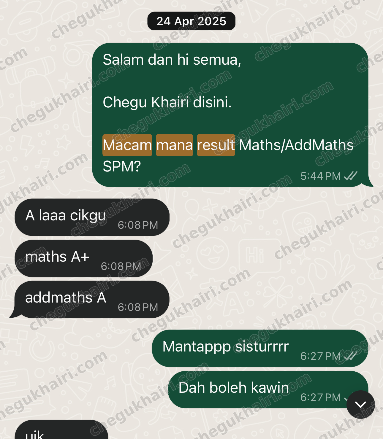 SPM 2024 - Mathematics A+ and Add Maths A.