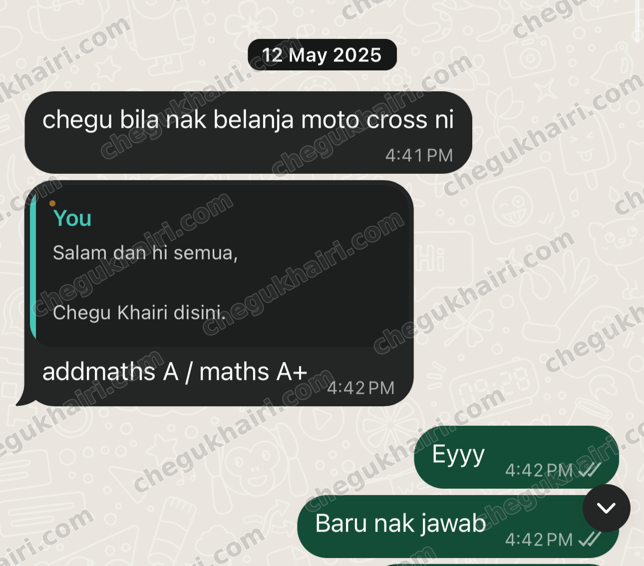 SPM 2024 - Add Maths A and Mathematics A+.