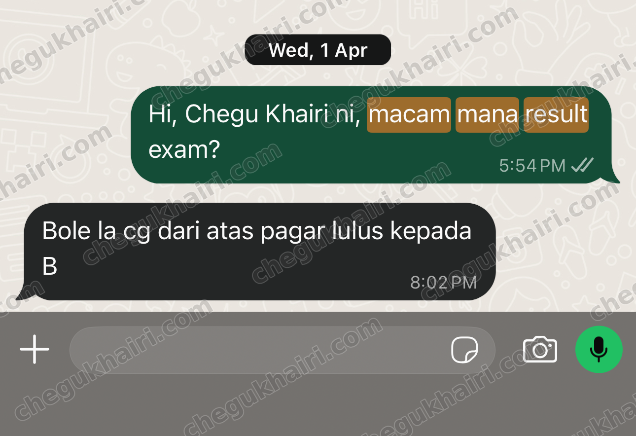 SPM 2025 - Mathematics B, up from borderline.