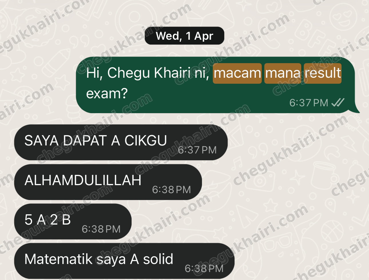 SPM 2025 - 5A 2B overall, with an A solid in Mathematics.
