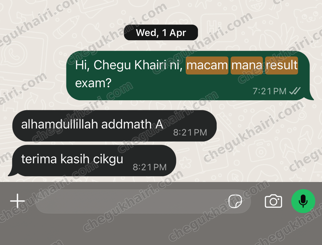 SPM 2025 - A in Add Maths.