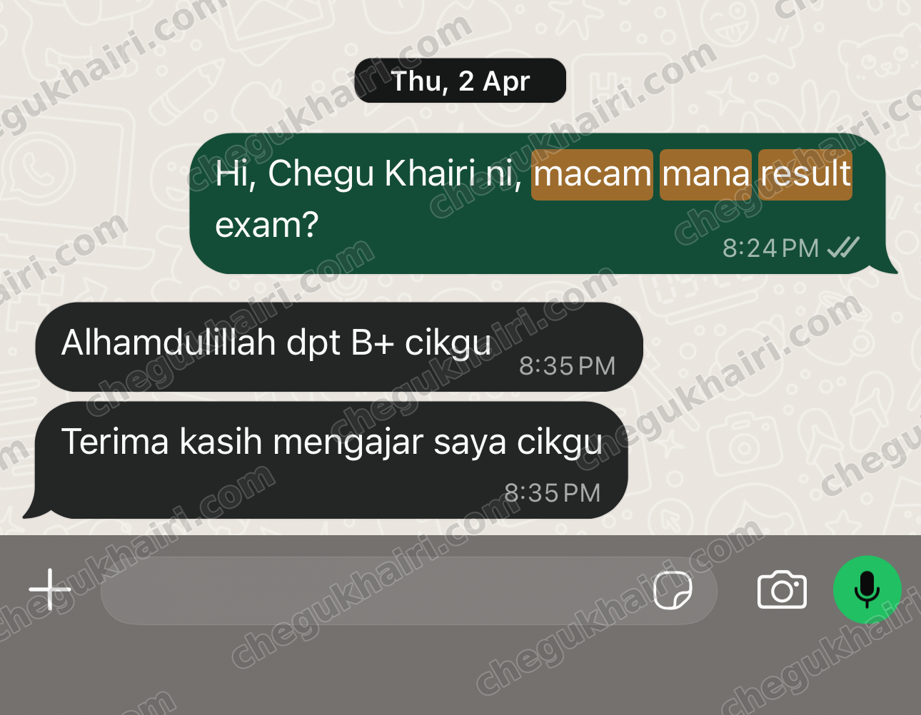 SPM 2025 - B+ in Add Maths.