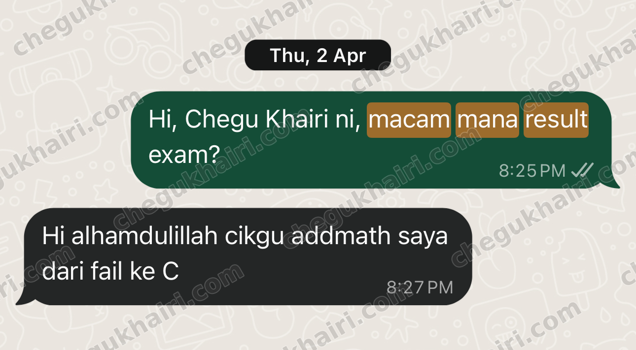 SPM 2025 - Add Maths from a fail to a C.