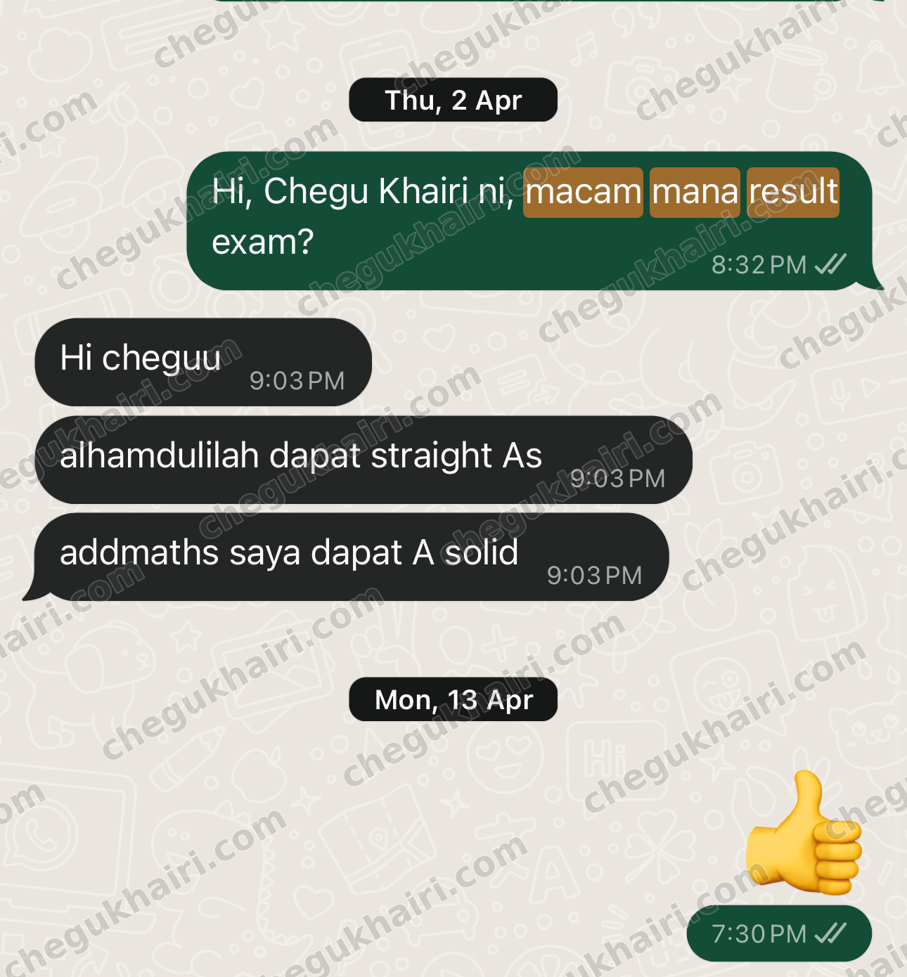 SPM 2025 - Straight A's, with an A solid in Add Maths.